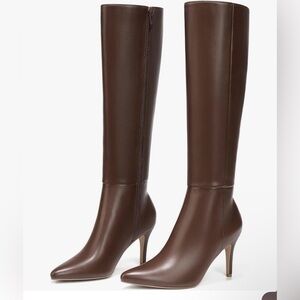Chic Over the Knee Brown Boots